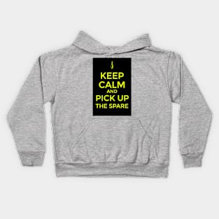 Keep Calm and Bowl Kids Hoodie